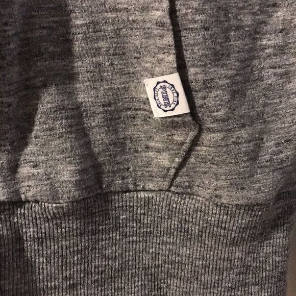 PINK Victoria's Secret Women's Gray Pink Heathered Full Zip Hoodies Size Small - Picture 4 of 7